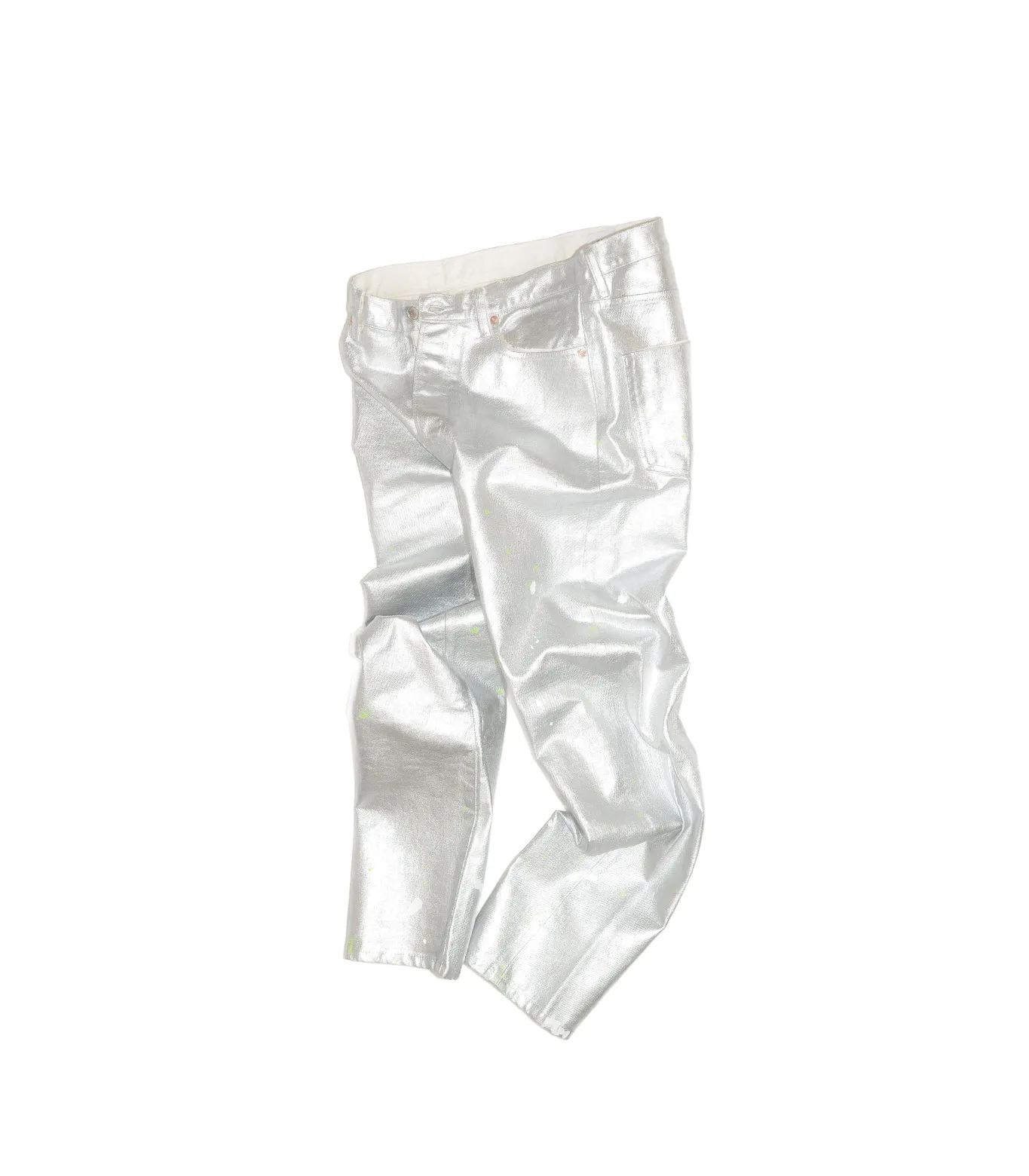 THE STRAIGHT JEAN TROUSERS - SILVER sold by TANAKA product image thumbnail 2