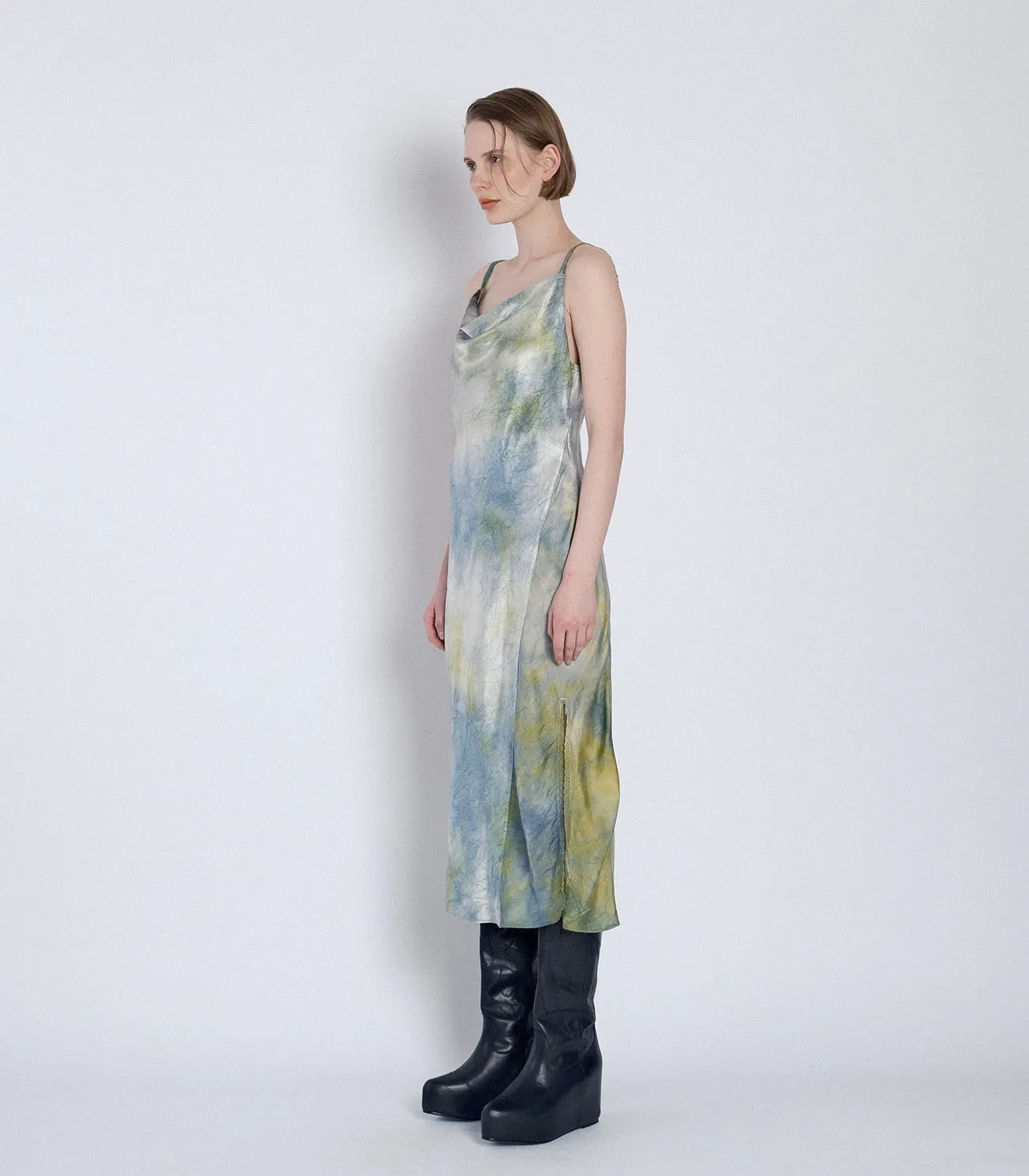 CAMI DRESS - GREEN BLUE sold by TANAKA product image thumbnail 4