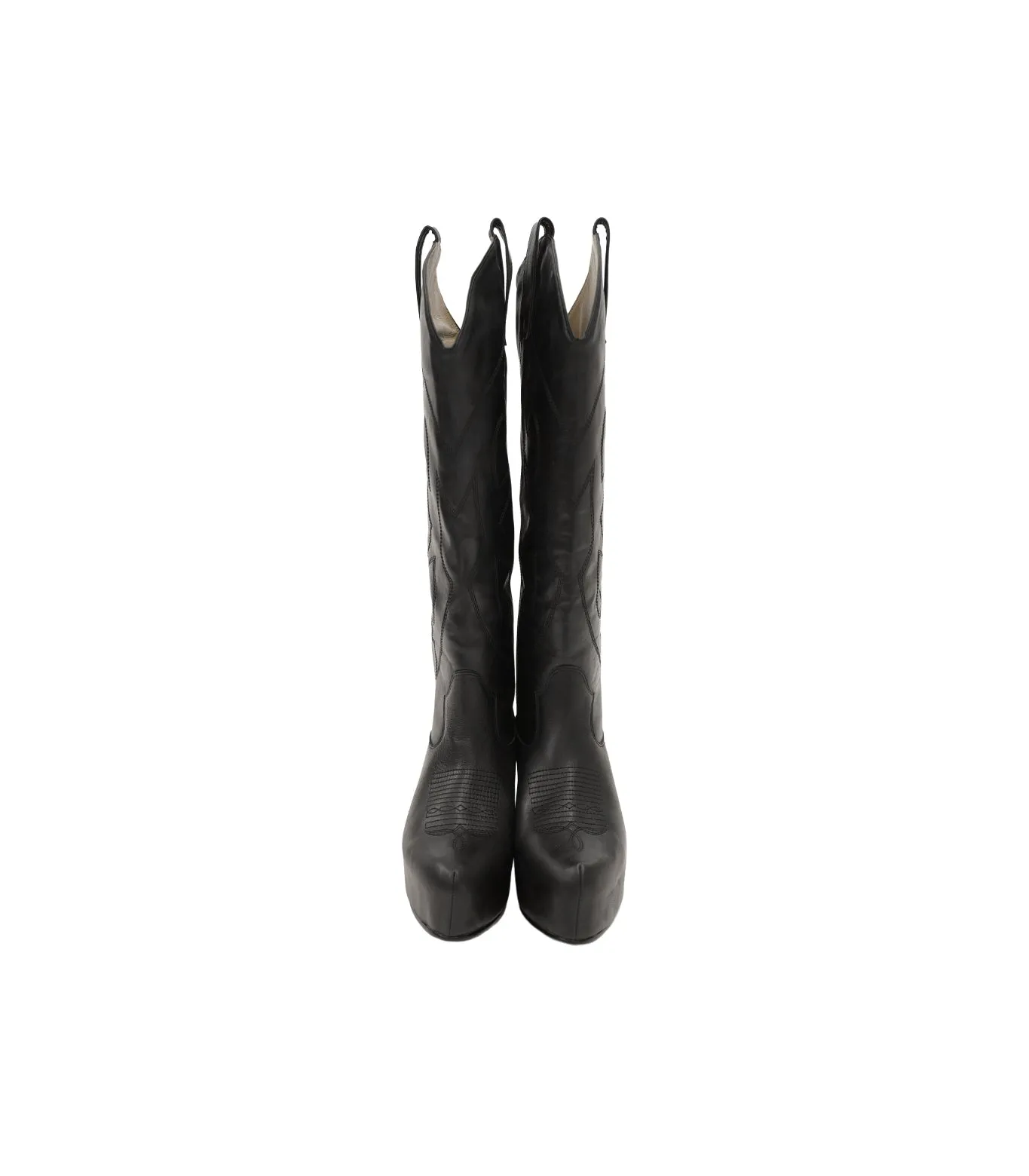 WESTERN LONG BOOTS - BLACK sold by TANAKA product image thumbnail 2