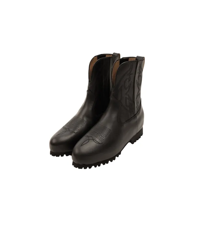 WESTERN CHELSEA BOOTS - BLACK sold by TANAKA