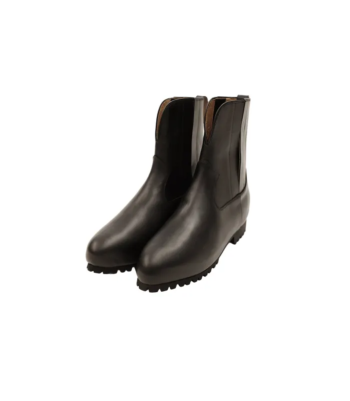 WESTERN CHELSEA BOOTS - BLACK (Non-Stitch) sold by TANAKA
