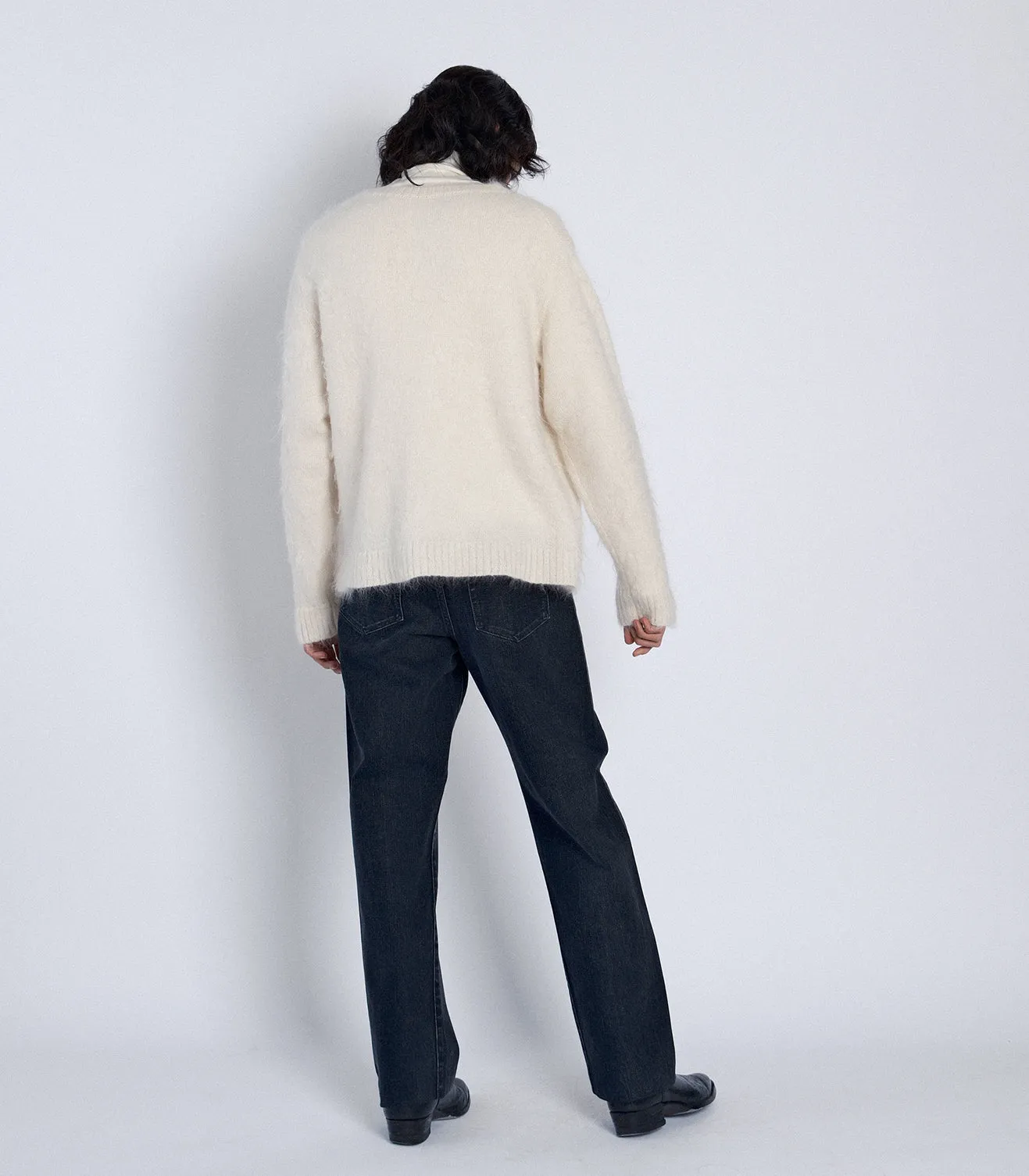 SHAGGY SWEATER - WHITE sold by TANAKA product image thumbnail 3