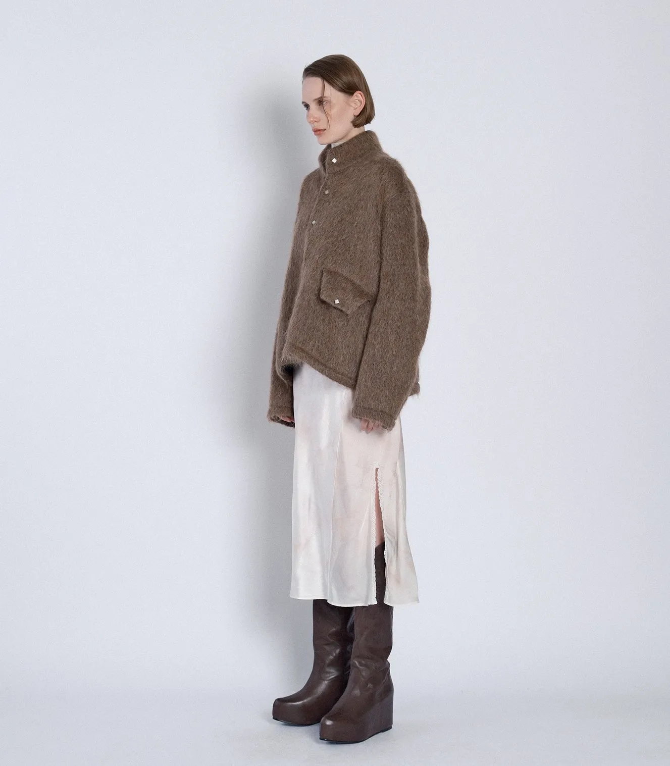 PULLOVER SHAGGY TOP - BROWN sold by TANAKA product image thumbnail 5