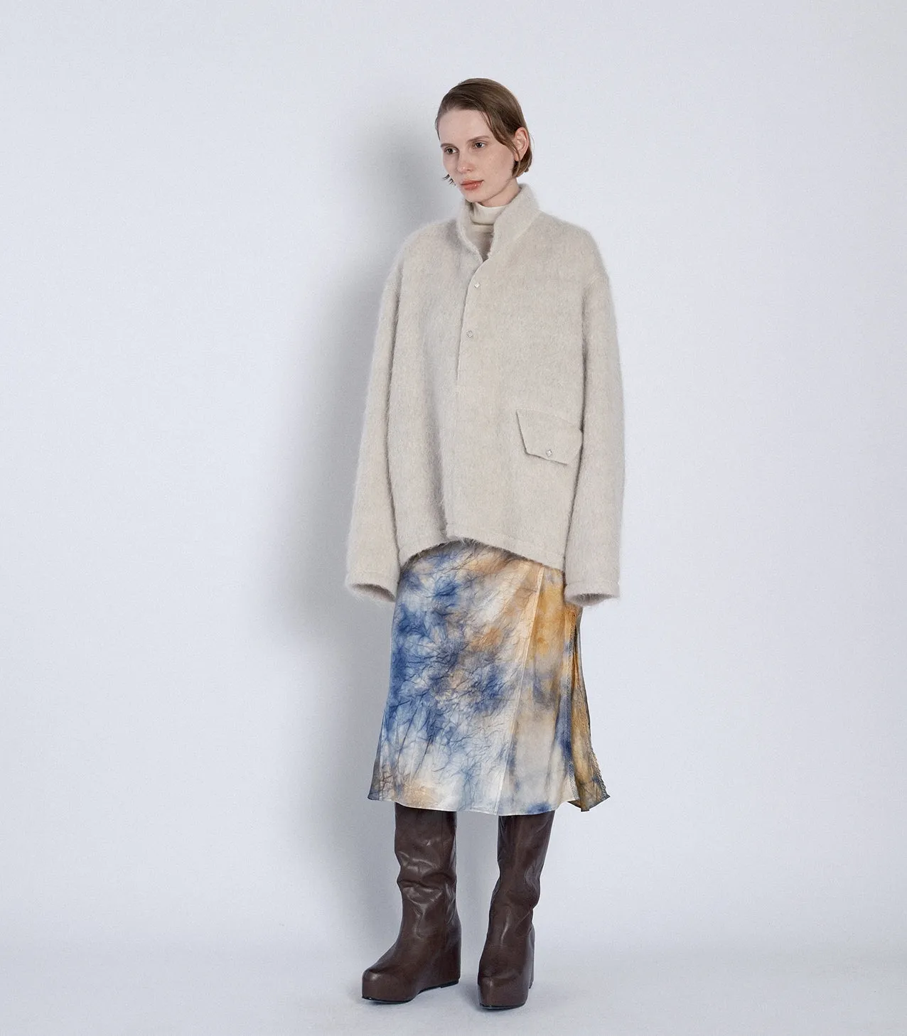 PULLOVER SHAGGY TOP - WHITE sold by TANAKA product image thumbnail 4