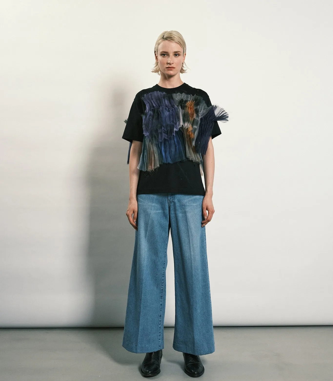 WIDE JEAN TROUSERS - ASH BLEACH sold by TANAKA product image thumbnail 3