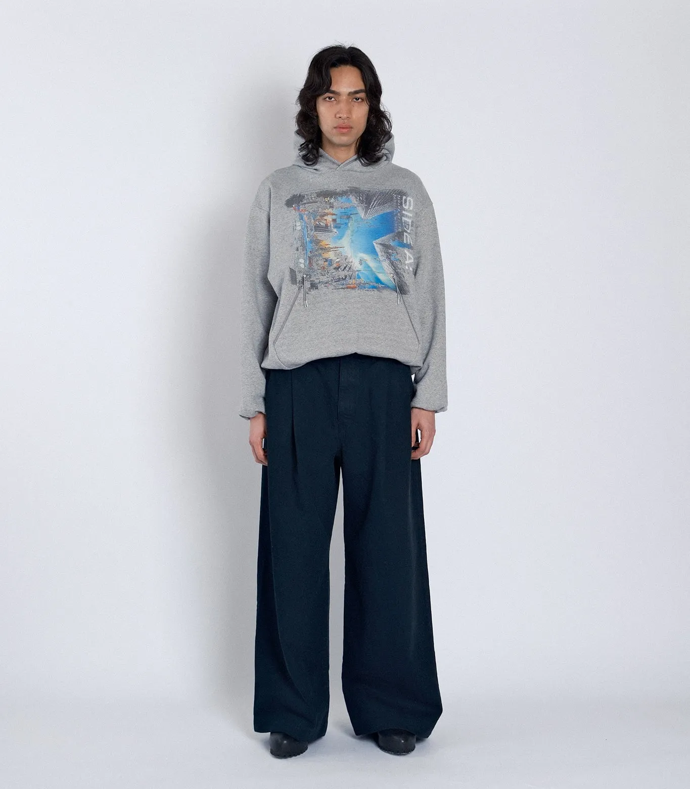 THE SWEAT HOODIE - HEATHER GRAY sold by TANAKA product image thumbnail 3