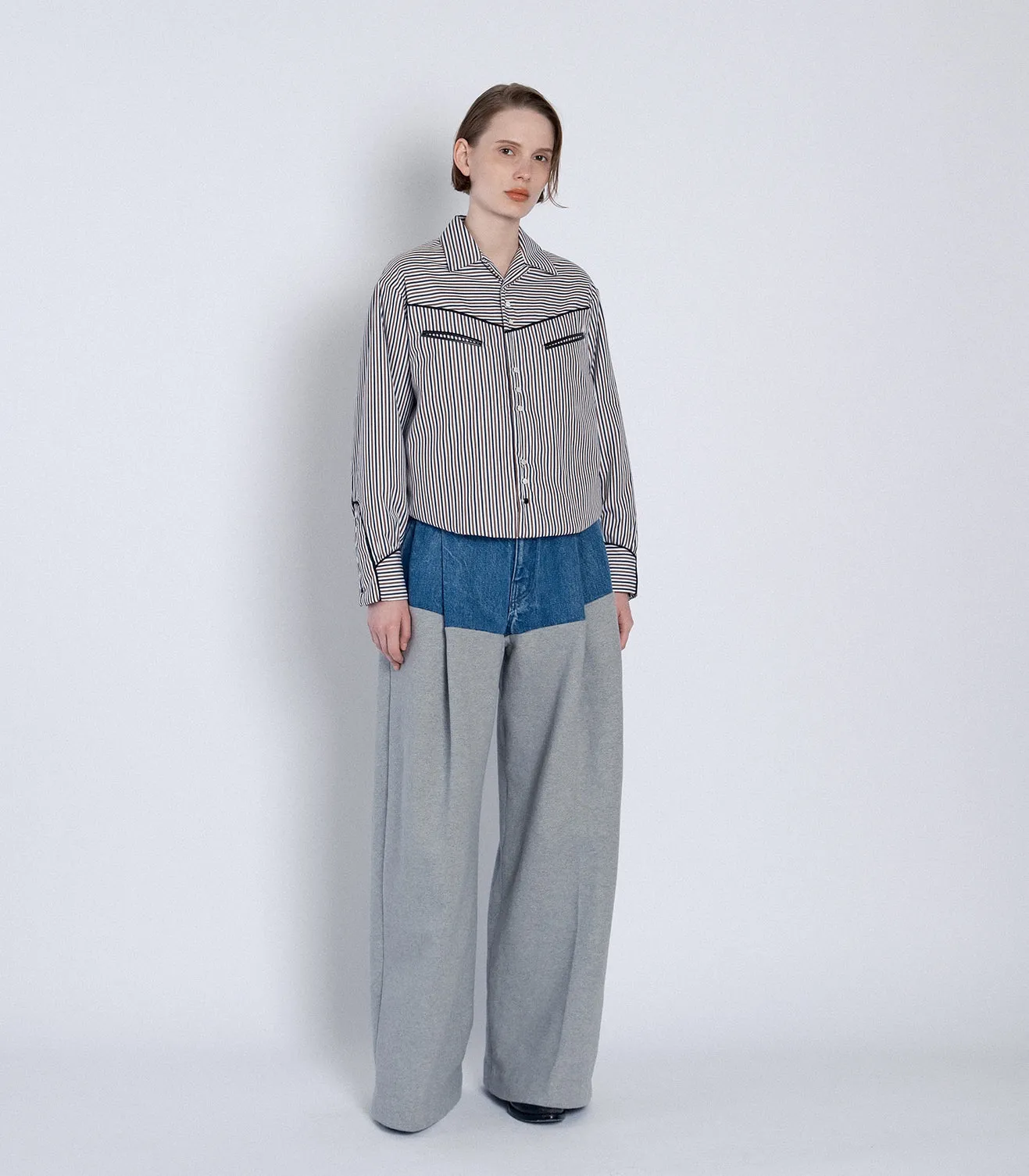 PADDED WESTERN SHIRT - STRIPE sold by TANAKA product image thumbnail 2