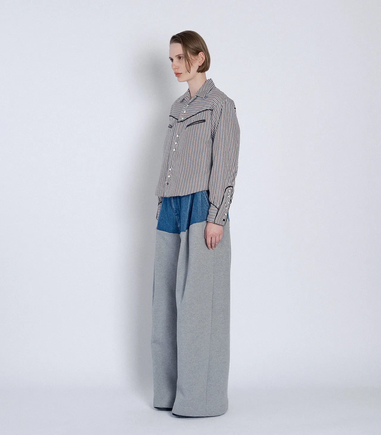 PADDED WESTERN SHIRT - STRIPE sold by TANAKA product image thumbnail 4