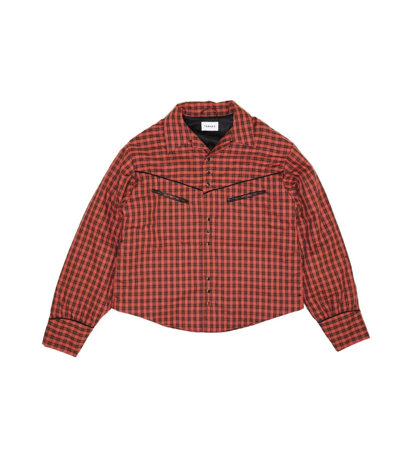 PADDED WESTERN SHIRT - RED CHECK sold by TANAKA