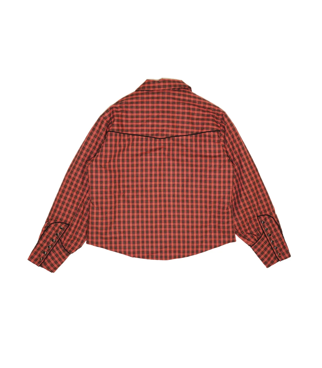 PADDED WESTERN SHIRT - RED CHECK sold by TANAKA product image thumbnail 2