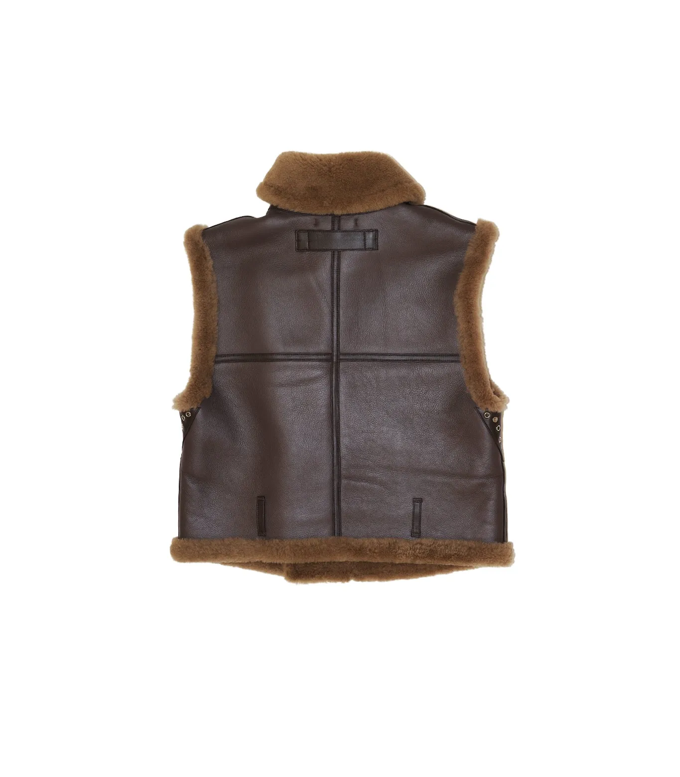 SHEARLING VEST - BROWN sold by TANAKA product image thumbnail 2