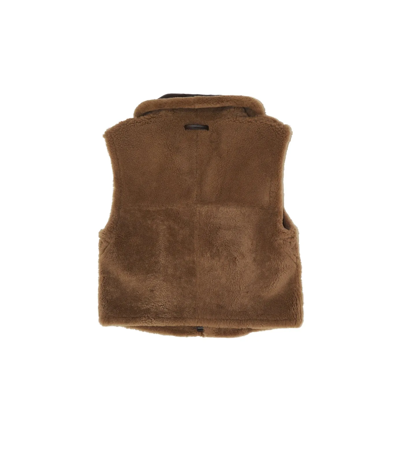 SHEARLING VEST - BROWN sold by TANAKA product image thumbnail 4