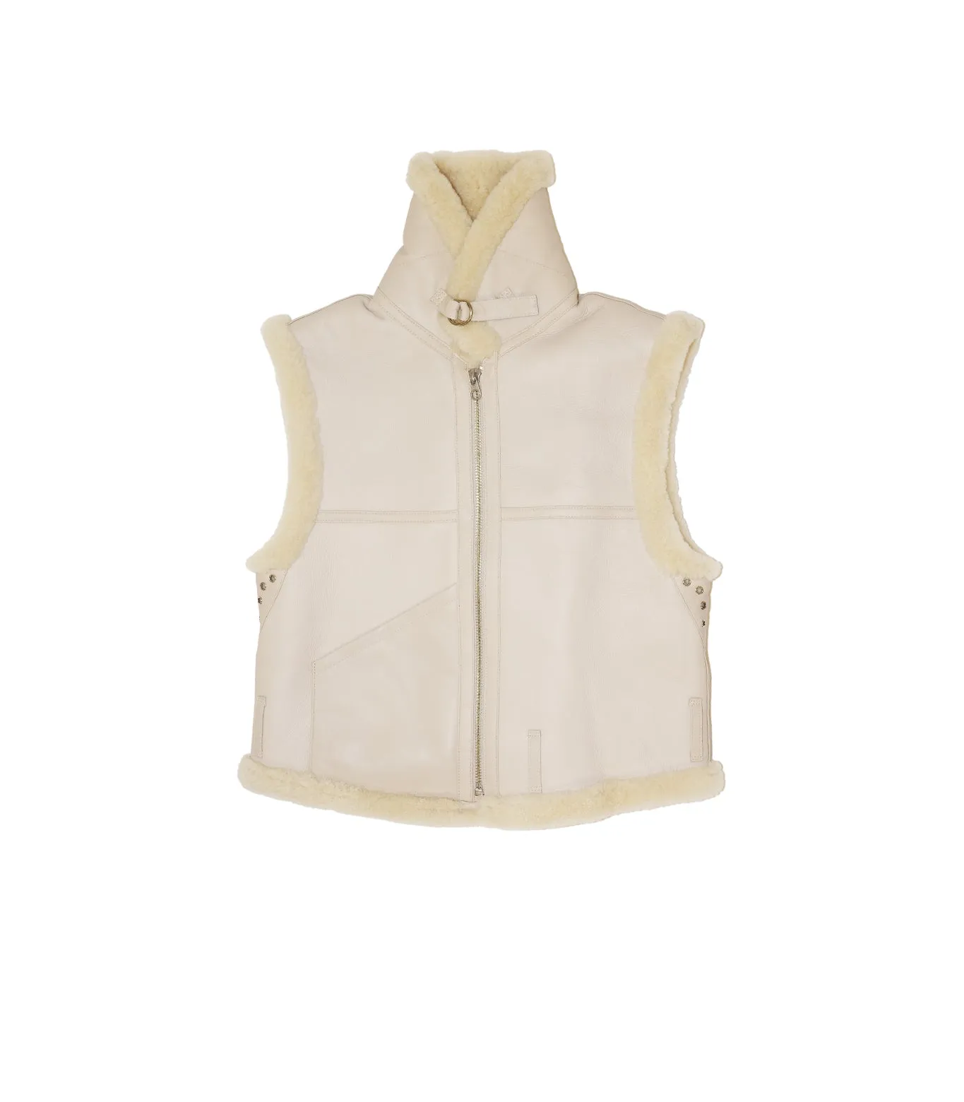 SHEARLING VEST - NATURAL sold by TANAKA product image thumbnail 5
