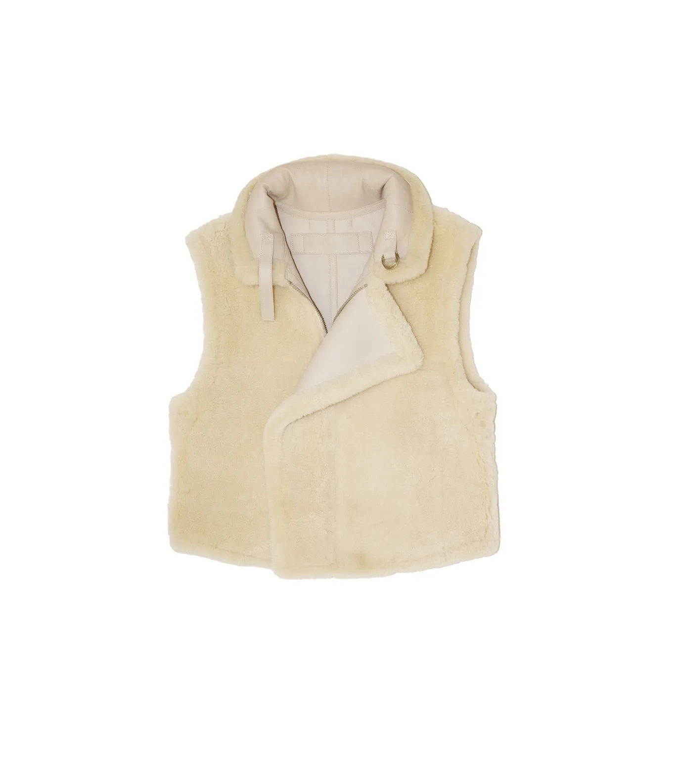 SHEARLING VEST - NATURAL sold by TANAKA product image thumbnail 3