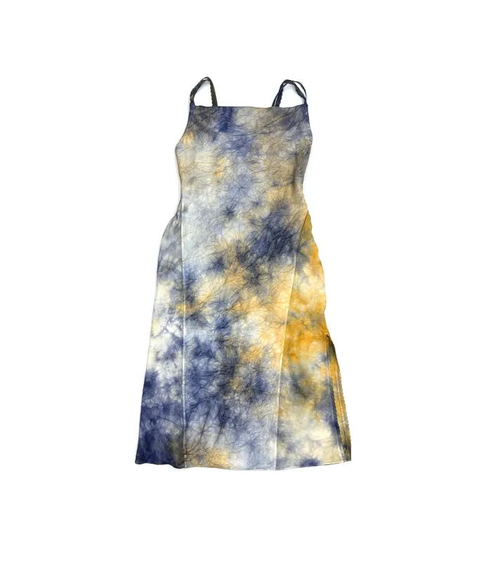 CAMI DRESS -  PURPLE ORANGE made by TANAKA