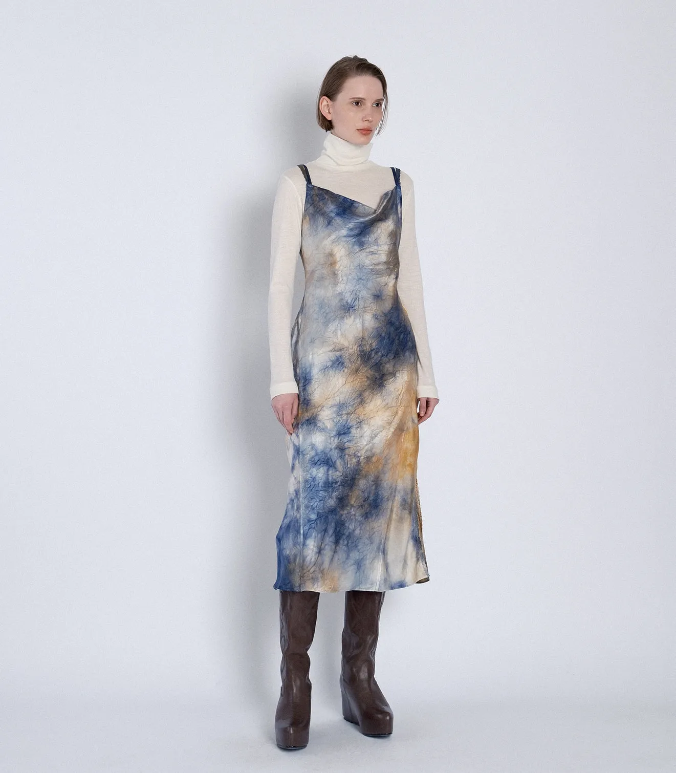 CAMI DRESS - PURPLE ORANGE sold by TANAKA product image thumbnail 2