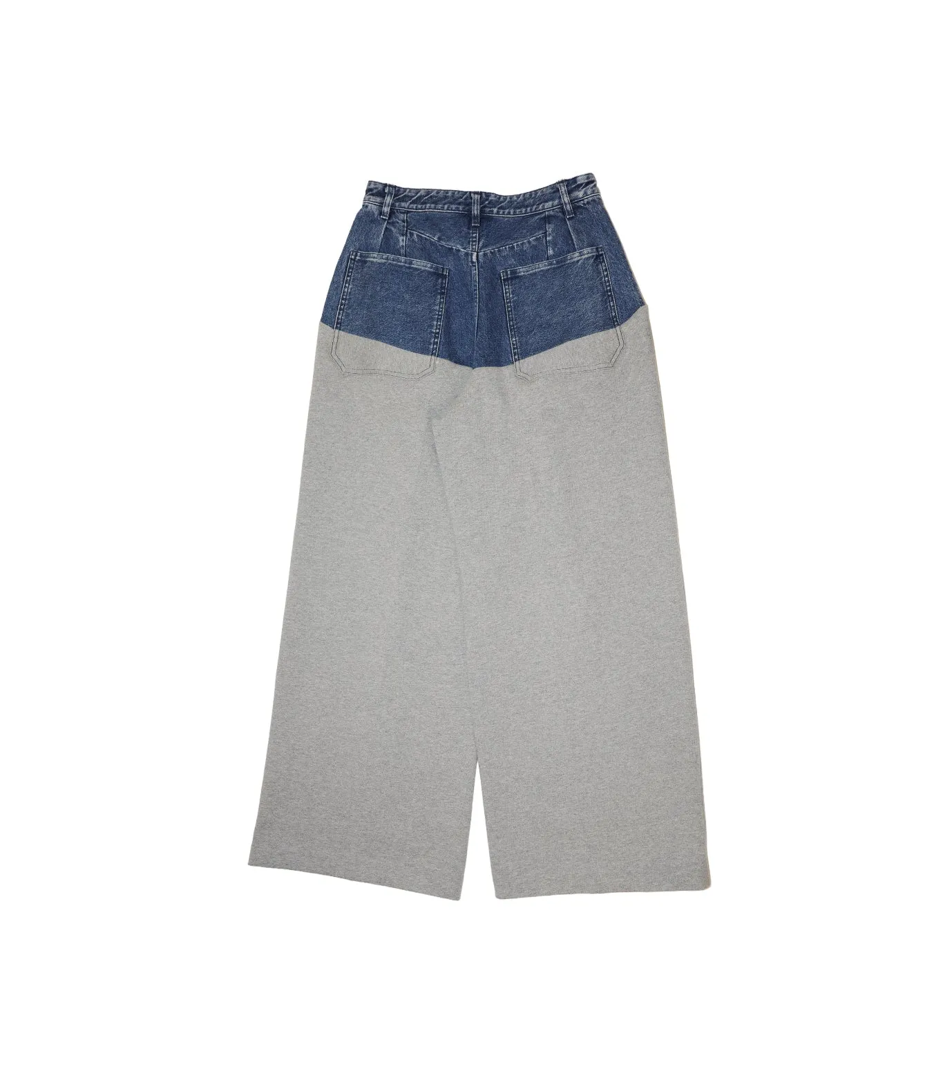 COMBI WIDE TROUSERS - HEATHER GRAY sold by TANAKA product image thumbnail 2