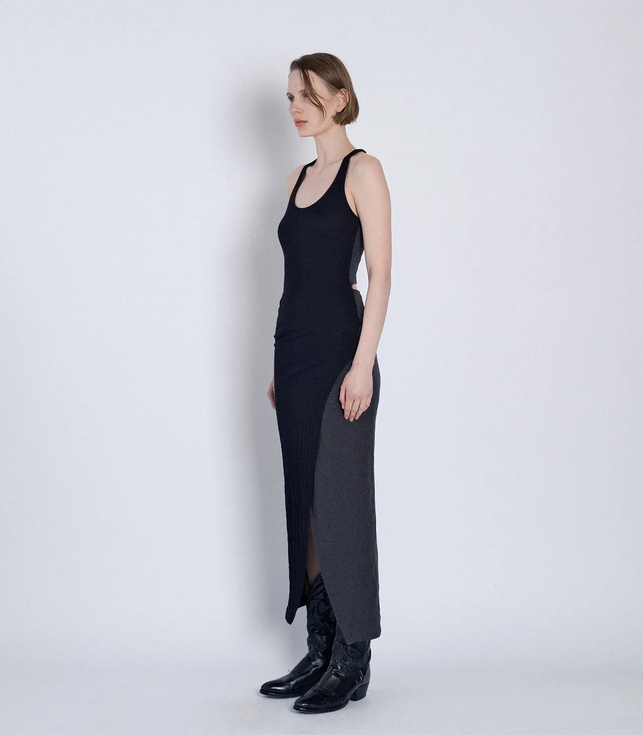 JERSEY DRESS - BLACK sold by TANAKA product image thumbnail 4
