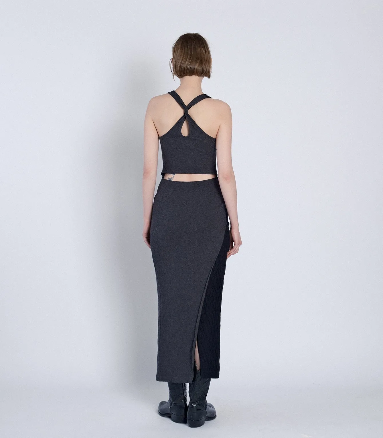 JERSEY DRESS - BLACK sold by TANAKA product image thumbnail 3