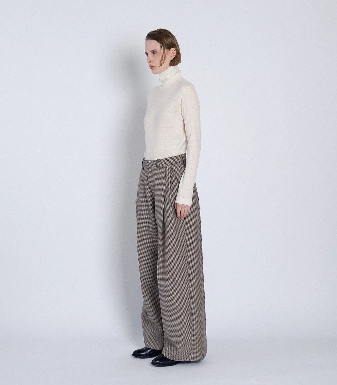 HAKAMA TROUSERS - MICRO CHECK sold by TANAKA product image thumbnail 4