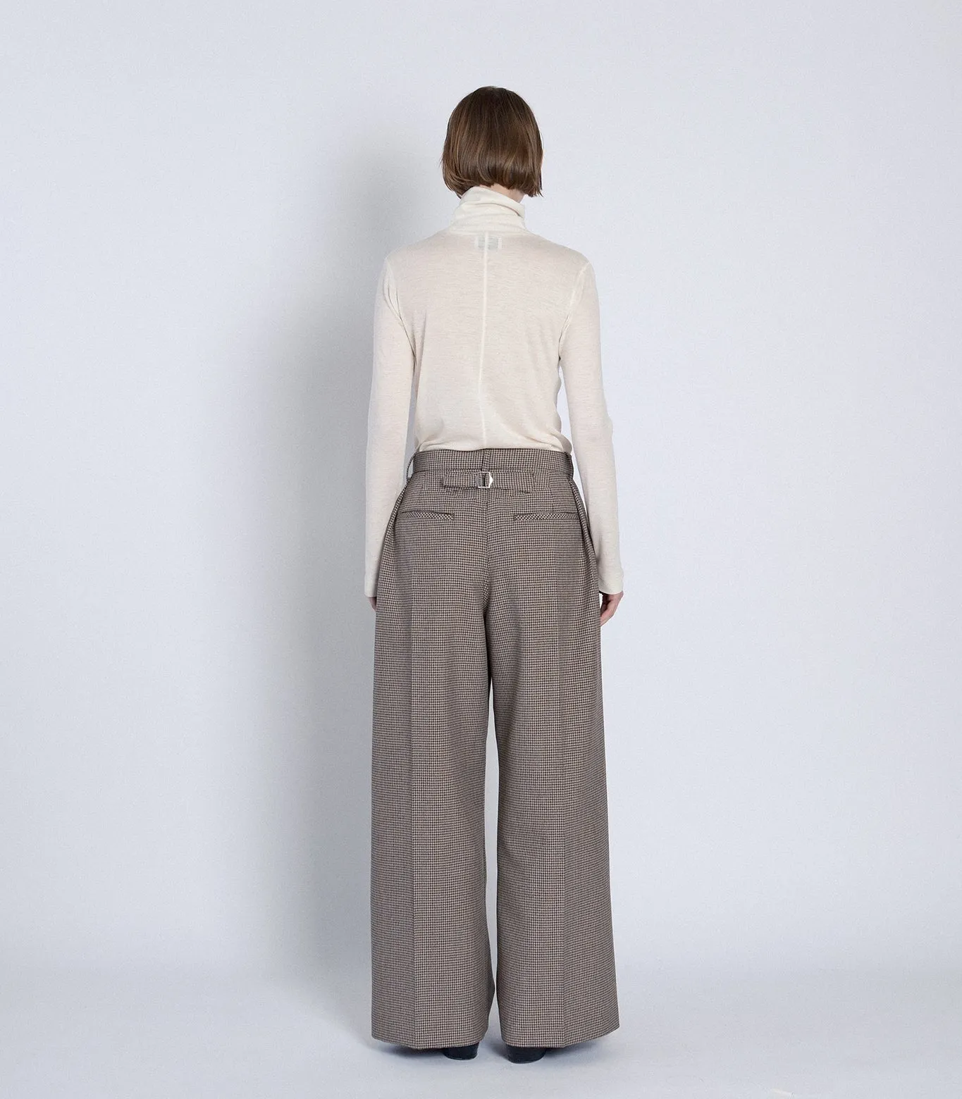 HAKAMA TROUSERS - MICRO CHECK sold by TANAKA product image thumbnail 3