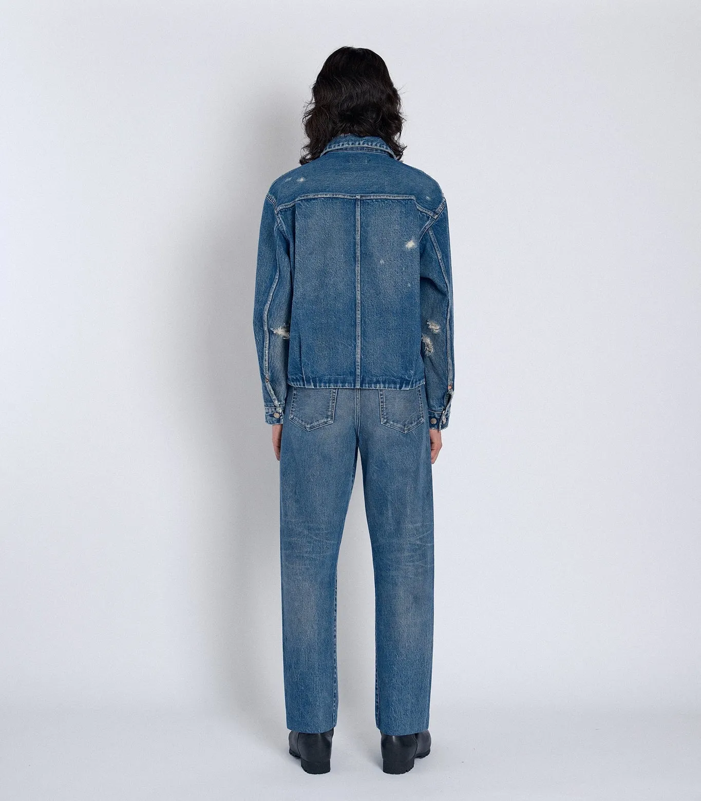 STRAIGHT JEAN TROUSERS - 60's BLUE sold by TANAKA product image thumbnail 5