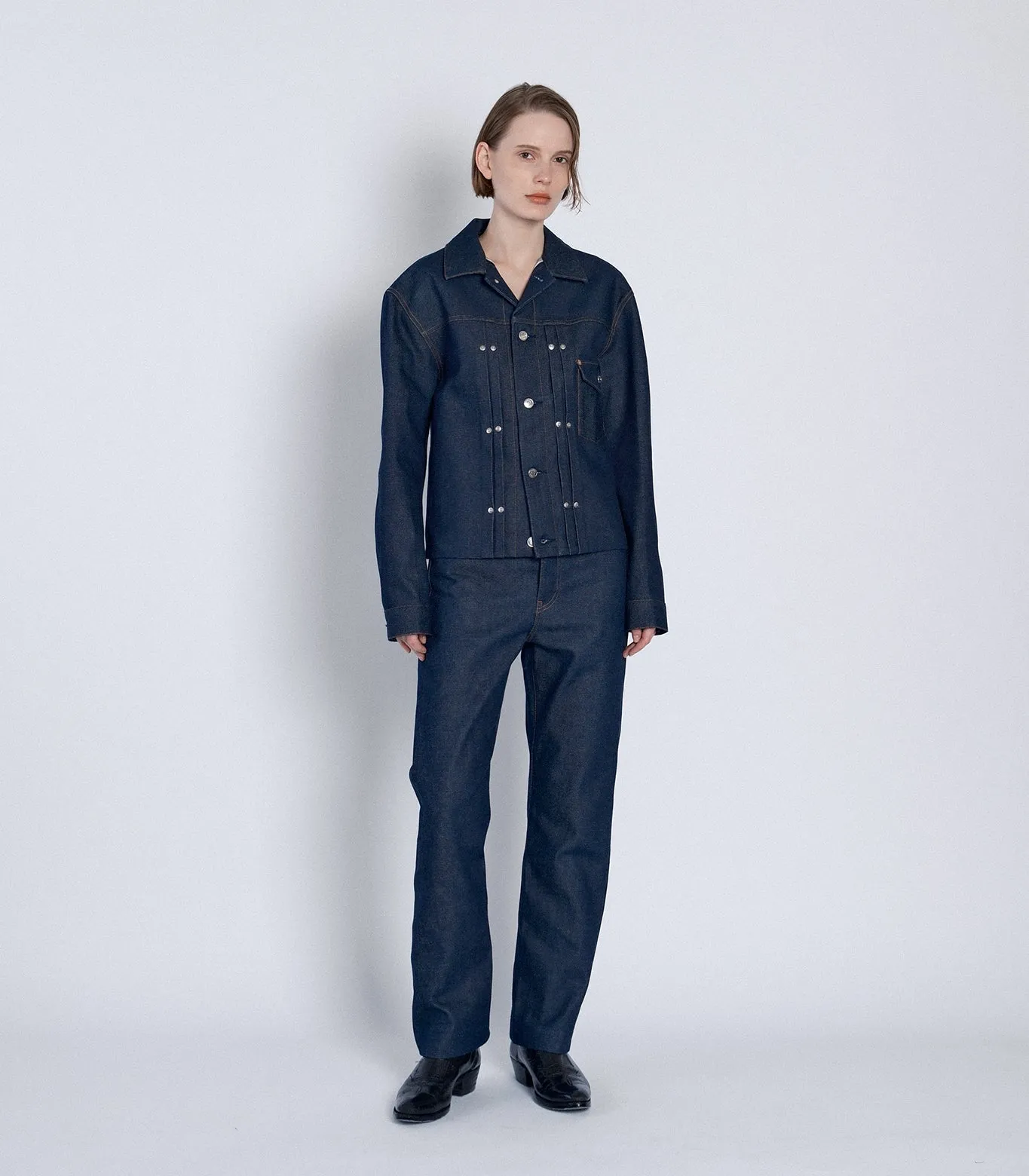 THE JEAN JACKET - RINSE BLUE sold by TANAKA product image thumbnail 4