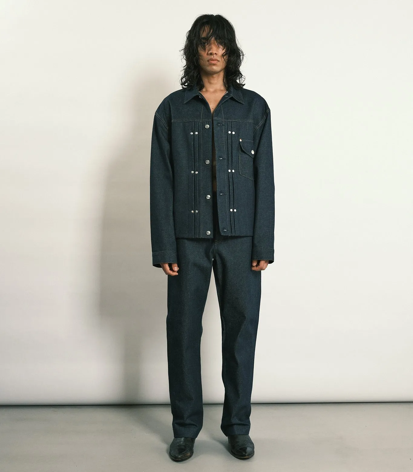THE JEAN JACKET - RINSE BLUE sold by TANAKA product image thumbnail 3