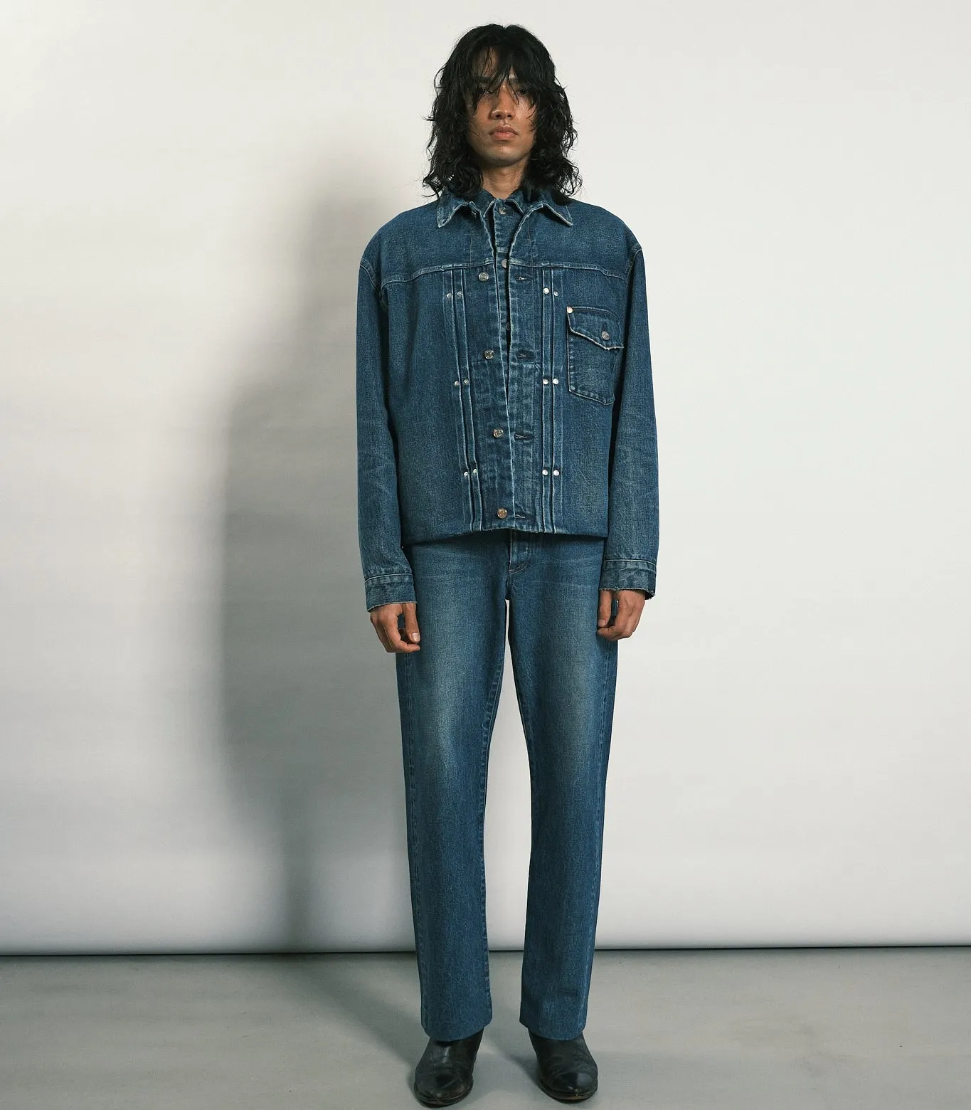 STRAIGHT JEAN TROUSERS - VINTAGE BLUE sold by TANAKA product image thumbnail 2