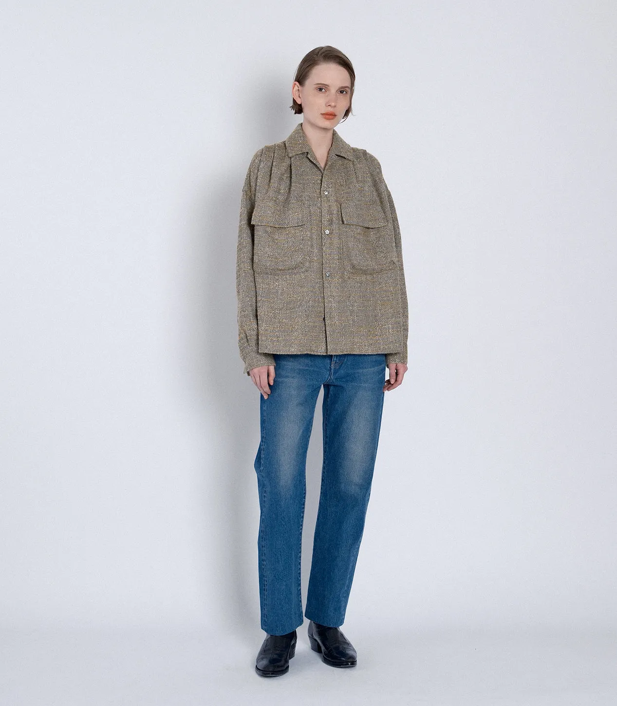 STRAIGHT JEAN TROUSERS - VINTAGE BLUE sold by TANAKA product image thumbnail 3