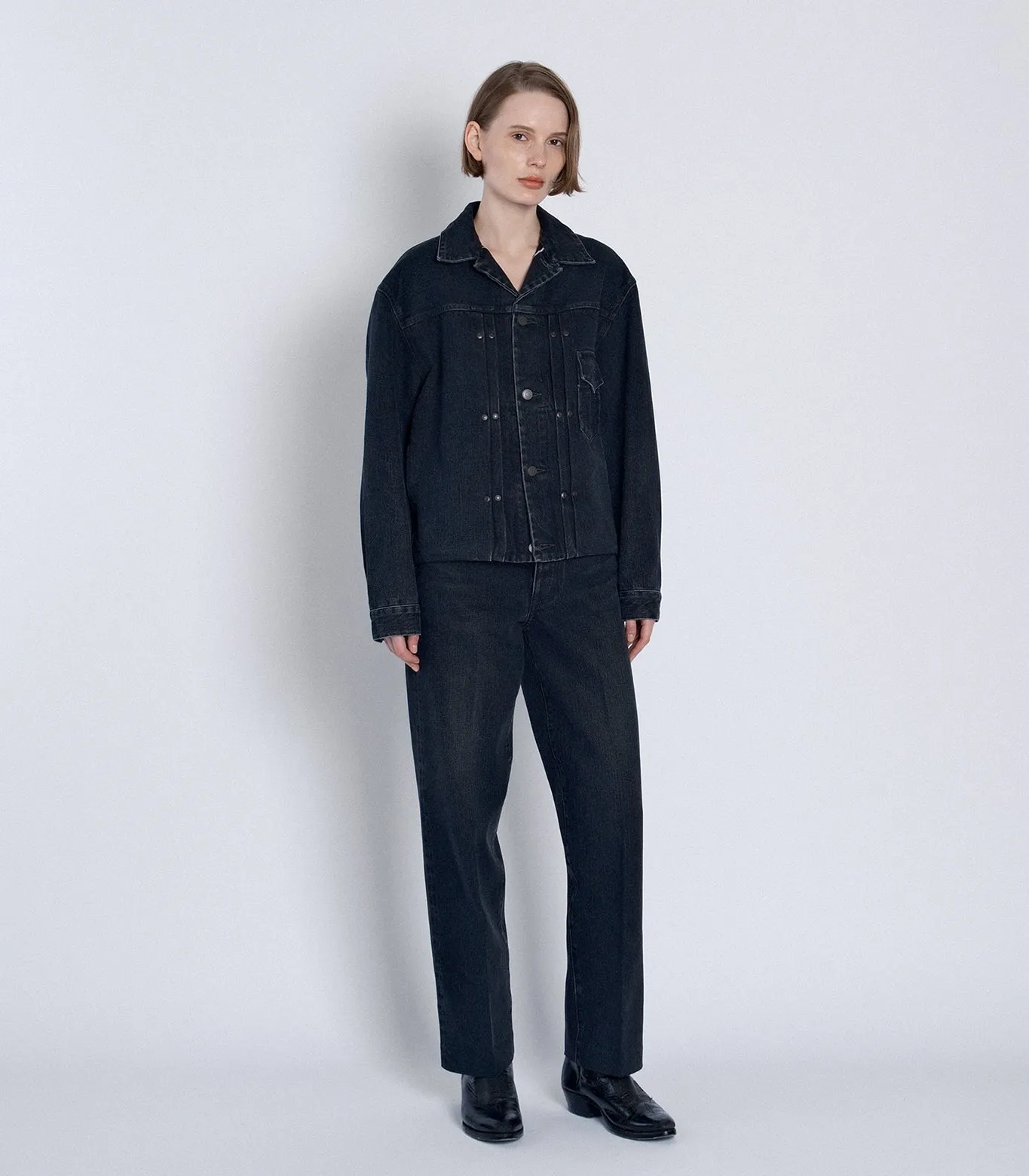 THE JEAN JACKET - BLACK sold by TANAKA product image thumbnail 4
