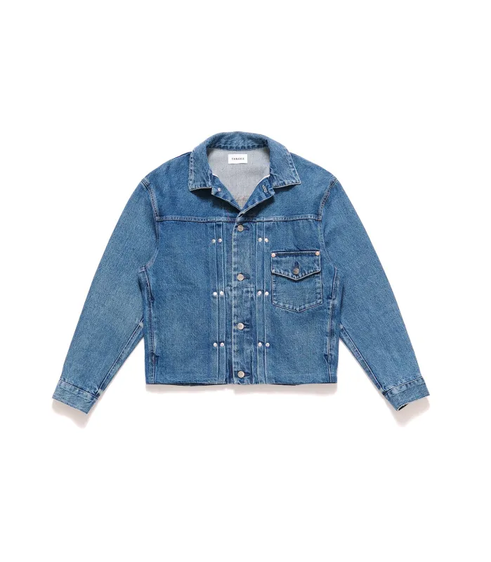 THE JEAN JACKET - VINTAGE BLUE made by TANAKA