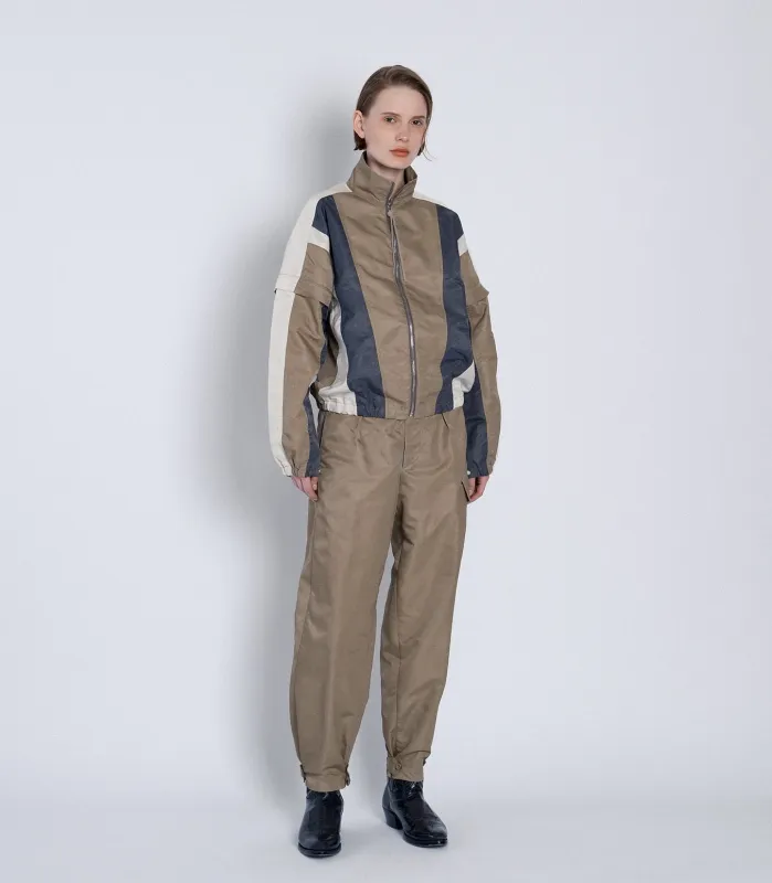 TRACK JACKET -  KHAKI made by TANAKA