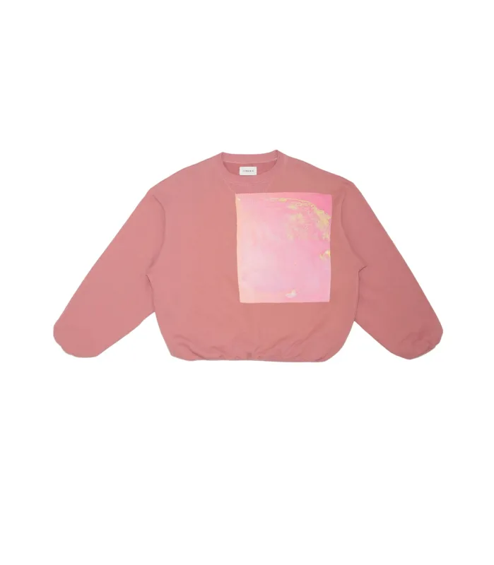 THE SWEATSHIRT - CORAL(FLOWER) made by TANAKA