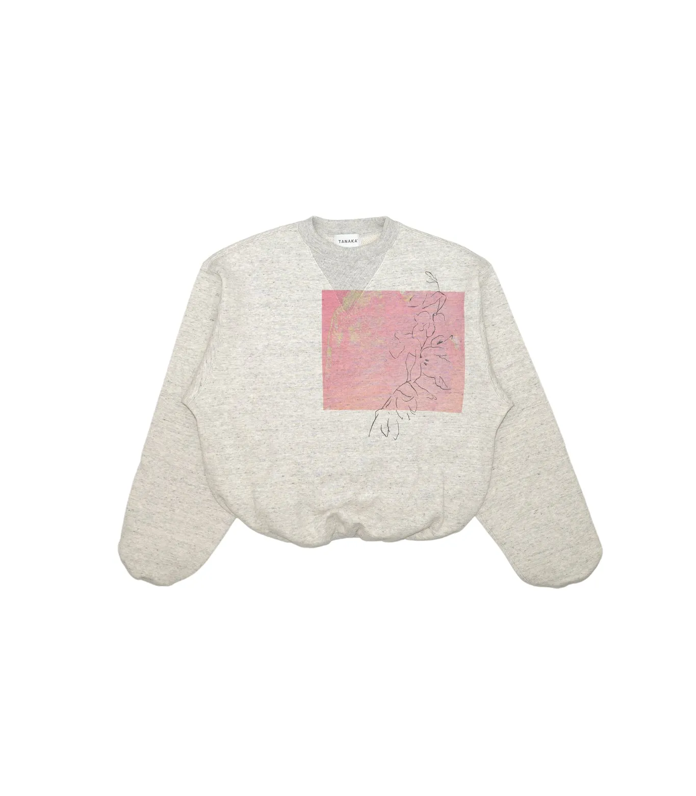THE SWEATSHIRT - OATMEAL(FLOWER) sold by TANAKA