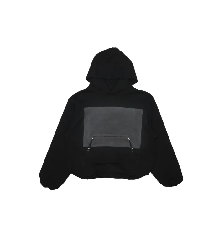 THE SWEAT HOODIE - BLACK(FLOWER) made by TANAKA