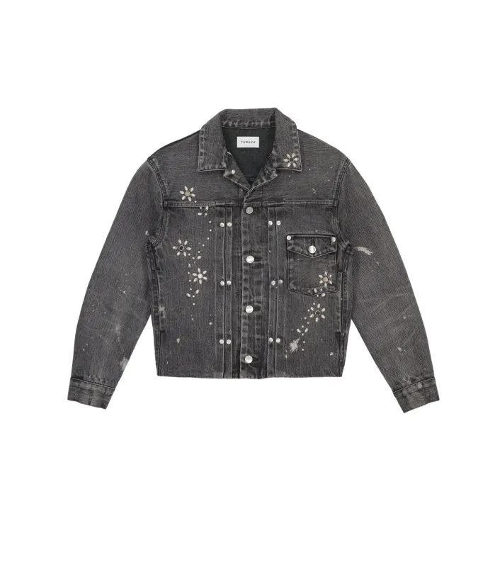 THE JEAN JACKET - GRAY(BIJOU) made by TANAKA