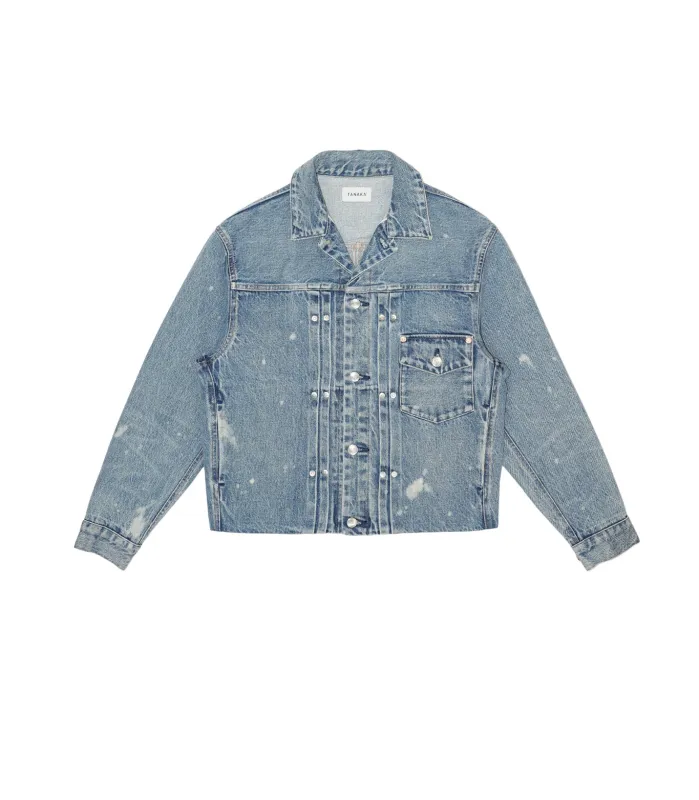 THE JEAN JACKET - BLEACH BLUE made by TANAKA