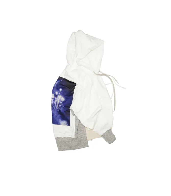 THE SWEAT HOODIE - WHITE/THE MOMENT made by TANAKA