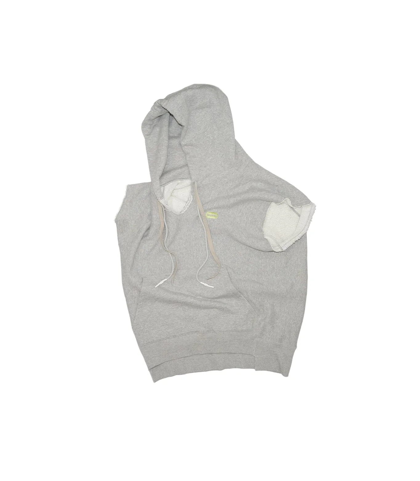 SLEEVELESS HOODIE - HEATHER GRAY sold by TANAKA