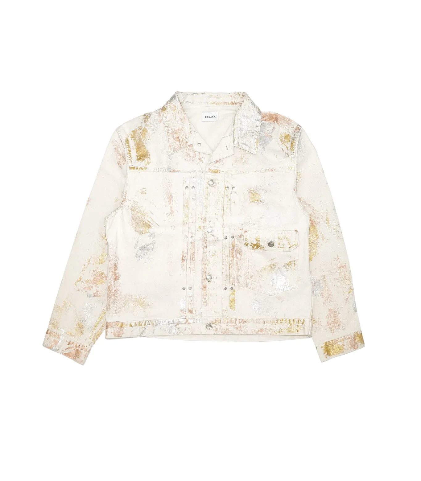 NEW CLASSIC JEAN JACKET - WHITE BUTTERFLY sold by TANAKA product image thumbnail 2