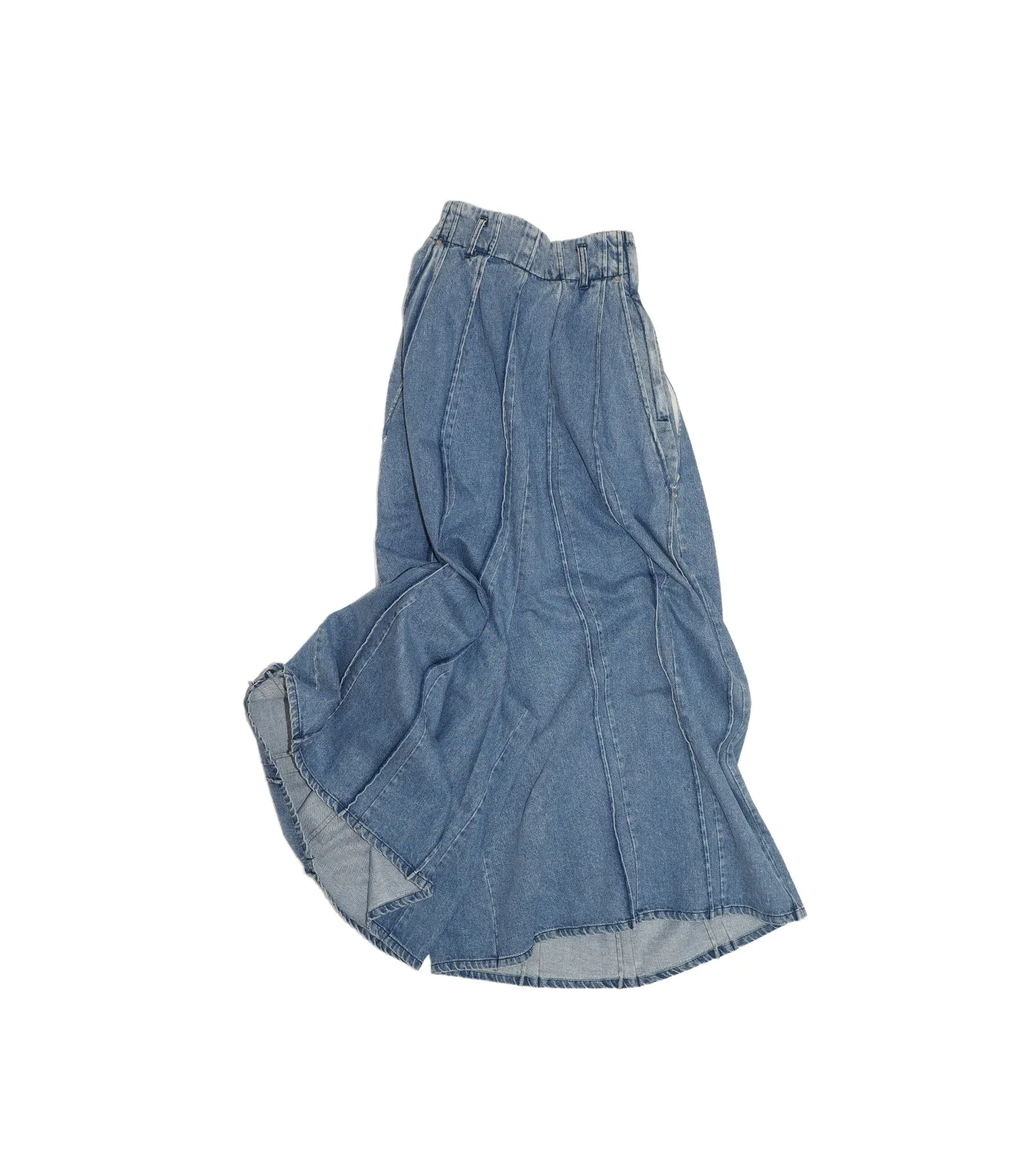 PLEATED SKIRT PANTS - MID BLUE sold by TANAKA product image thumbnail 2