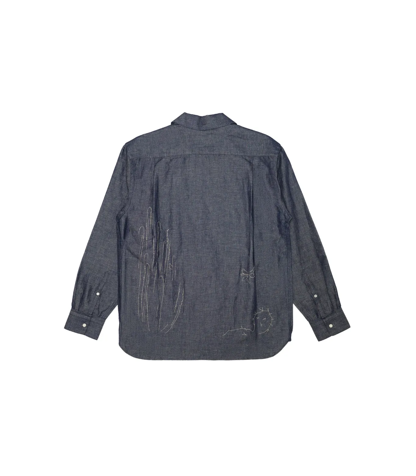 THE SHIRTS - INDIGO LINEN (EMBROIDERY) sold by TANAKA product image thumbnail 2