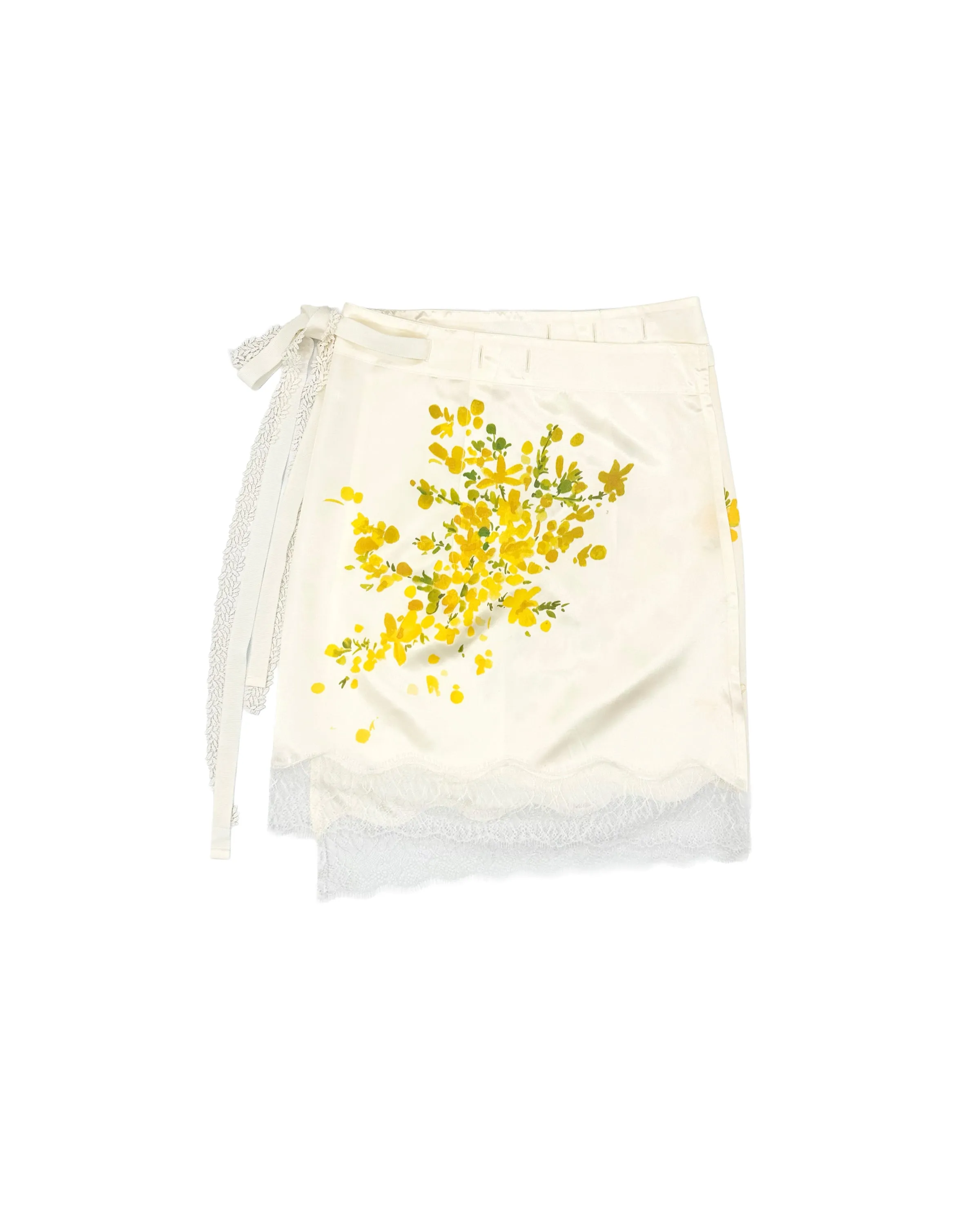 WRAP SKIRT - NATURAL (FLOWER) sold by TANAKA