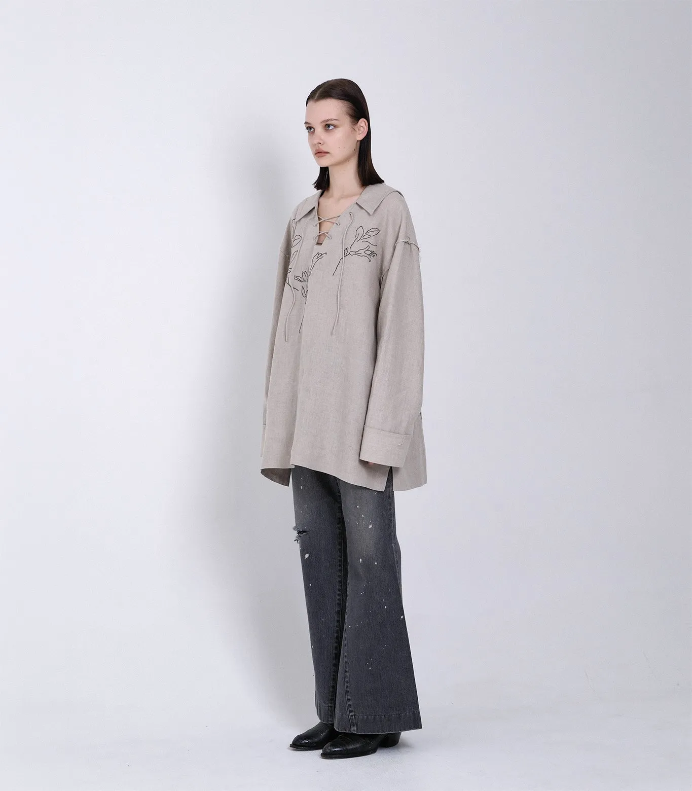 THE TUNIC - LINEN (EMBROIDERY) sold by TANAKA product image thumbnail 5