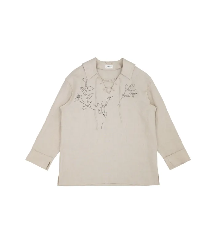 THE TUNIC - LINEN (EMBROIDERY) made by TANAKA