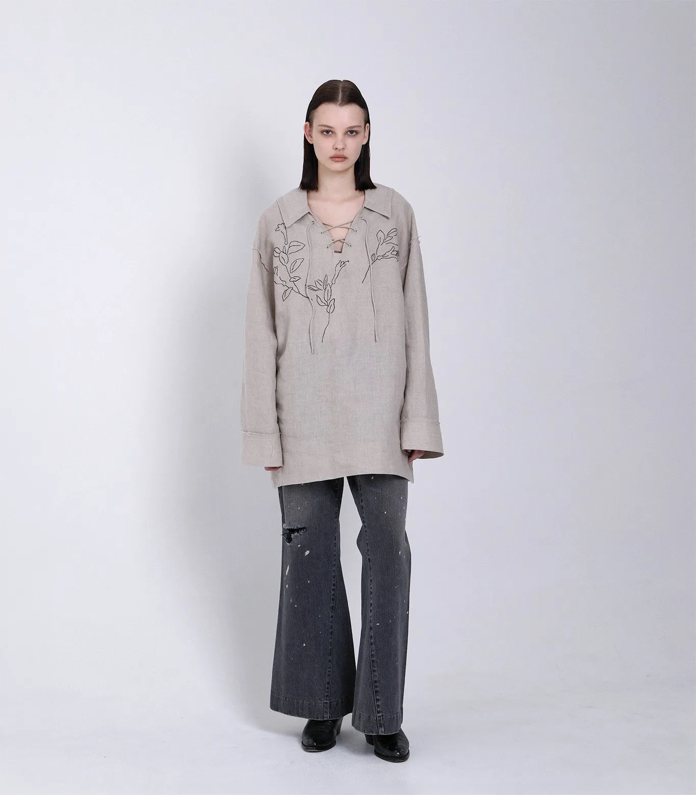THE TUNIC - LINEN (EMBROIDERY) sold by TANAKA product image thumbnail 3
