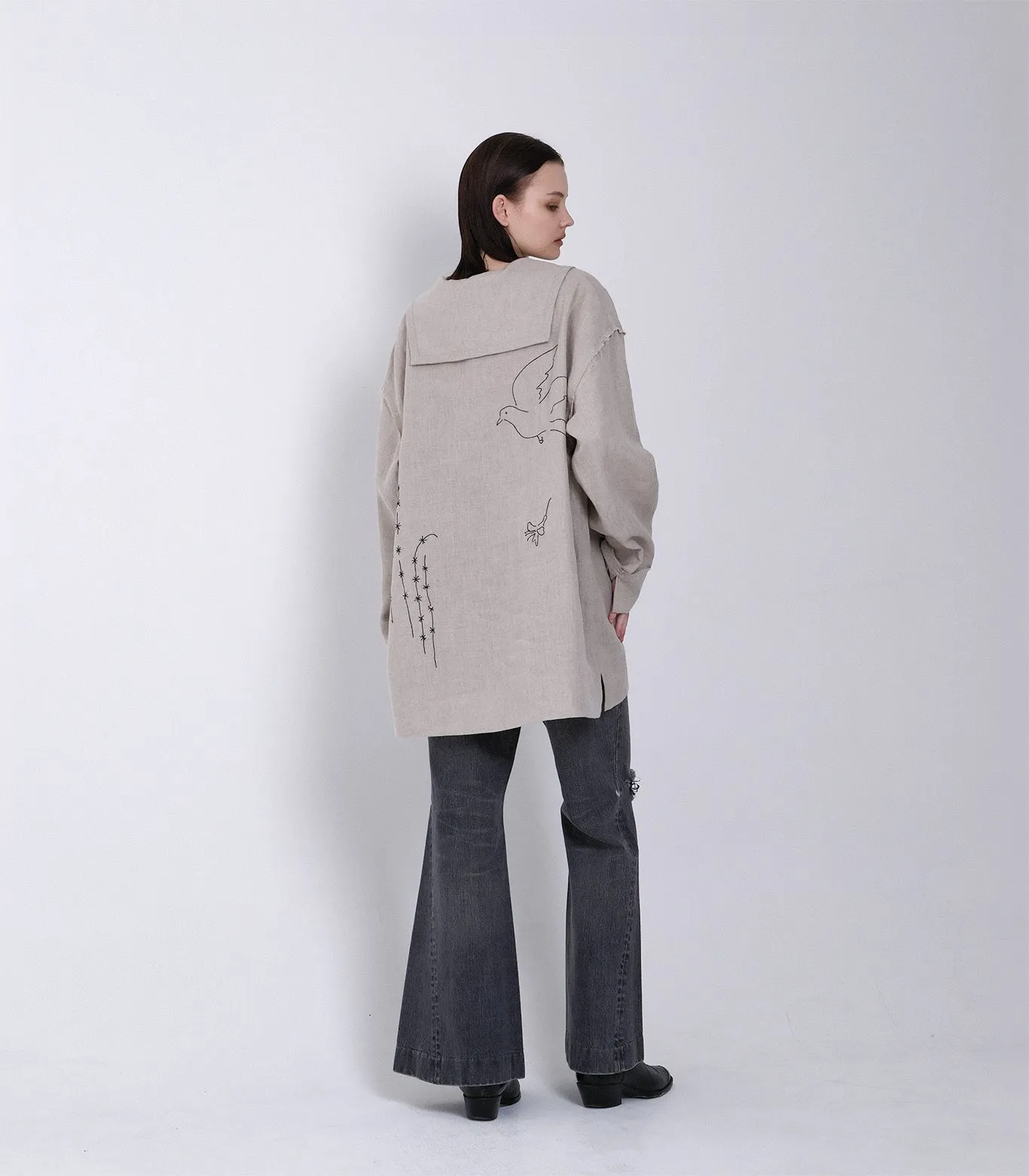 THE TUNIC - LINEN (EMBROIDERY) sold by TANAKA product image thumbnail 4