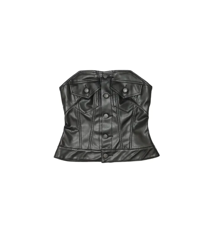 BUSTIER - BLACK made by TANAKA