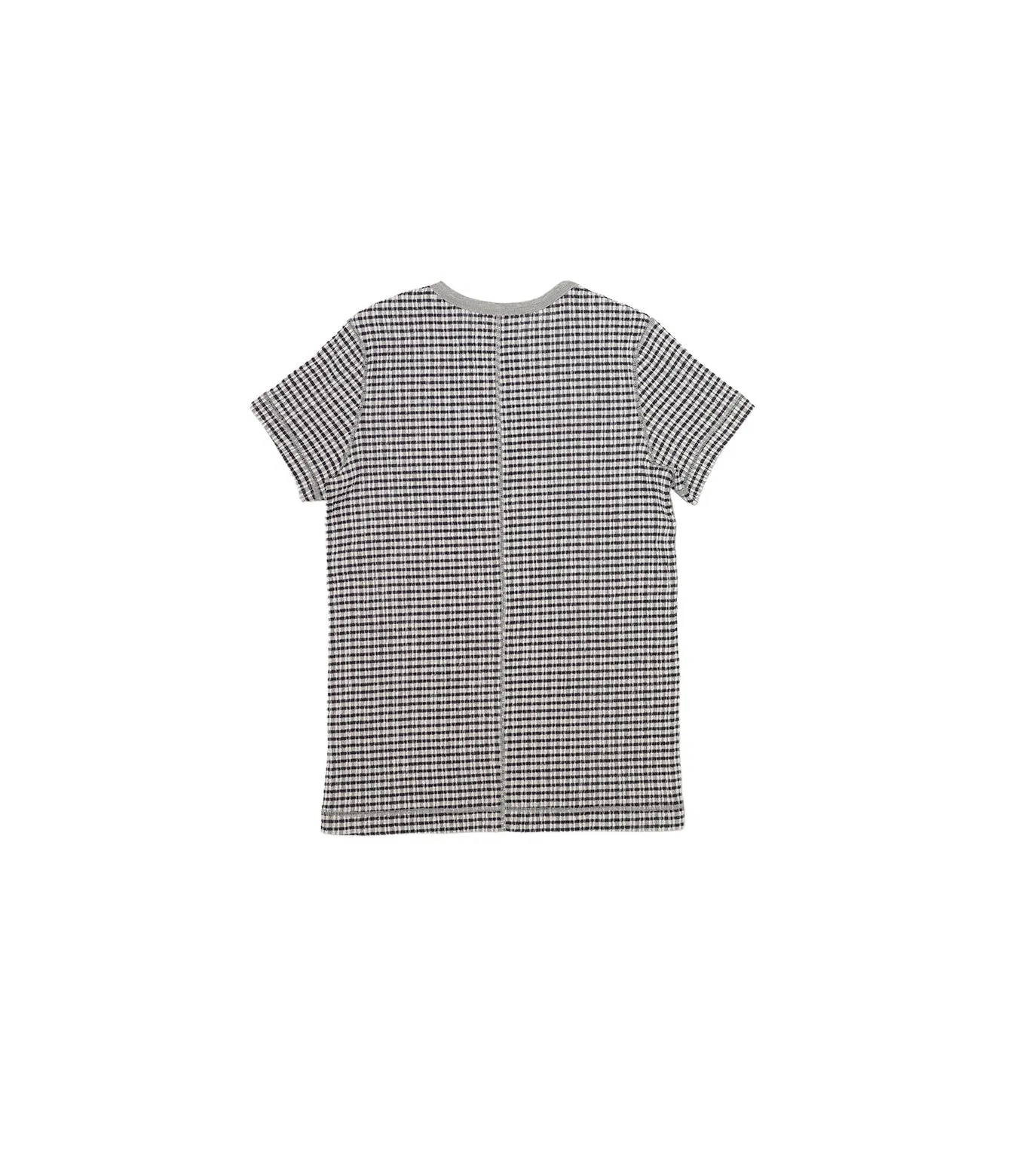 COMPACT TEE - BLACK GINGHAM sold by TANAKA product image thumbnail 2